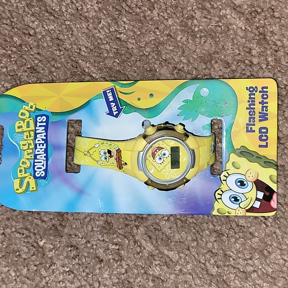 New SpongeBob SquarePants flashing lcd watch New SpongeBob SquarePants flashing - Picture 5 of 7